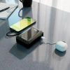 Powerbank SBS 20000 mAh 20 W z wbudowanym kablem USB-C i wyświetlaczem cyfrowym - czarny