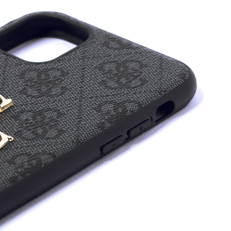 Guess GUHCN614GMGGR iPhone 11 6,1" / Xr szary/grey hardcase 4G Big Metal Logo