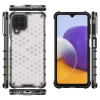 HURTEL HONEYCOMB ETUI PANCERNE DO SAMSUNG GALAXY A22 4G Z ŻELOWĄ RAMKĄ