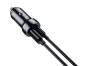 JELLICO ładowarka samochodowa F4 PD 20W 1xUSB-C + 1xUSB QC3.0 + kabel Lightning Czarny