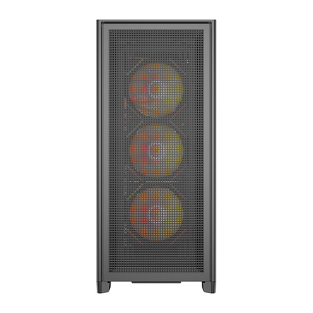 Obudowa komputerowa DARKFLASH AIRNOVA + 3 wentylatory (czarna)