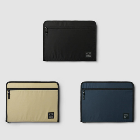 Ringke Smart Zip Pouch uniwersalne etui na laptopa tablet (do 13'') podstawka torba organizer beżowy