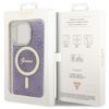 Etui Guess GUHMP14LH4STU na iPhone 14 Pro purpurowy/purple hardcase 4G MagSafe