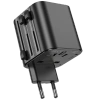 JELLICO uniwersalny adapter podróżny S7 Max 2500W Czarny