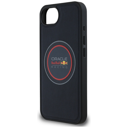Etui Red Bull Meshed Logo and Red Ring   MagSafe do iPhone 16e granatowy