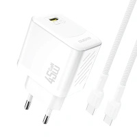 DUDAO ŁADOWARKA SIECIOWA A28C 45W GAN DO TELEFONÓW MACBOOK 45W + KABEL