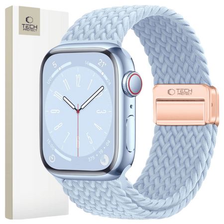 TECH-PROTECT NYLONMAG APPLE WATCH 6 / 7 / 8 / 9 / 10 / SE (40 / 41 / 42 MM) BABY BLUE