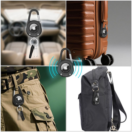 TECH-PROTECT SLIDELOCK CARABINER KEYCHAIN DO APPLE AIRTAG 1 2 WYSOKA