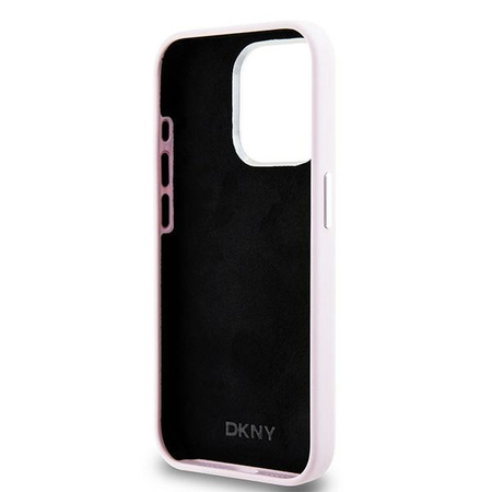 DKNY HARDCASE DO IPHONE 15 PRO DO MAGSAFE LIQUID SILICONE SMALL METAL LOGO