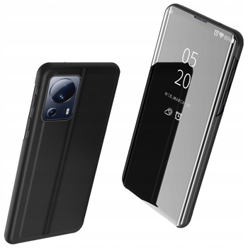 Clear View Case etui do Xiaomi 13 Lite pokrowiec z klapką czarne
