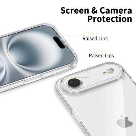 TECH-PROTECT ETUI FLEXAIR DO IPHONE 17 AIR Z OCHRONĄ PRZEZROCZYSTE