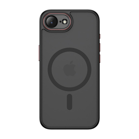 TECH-PROTECT MAGCAM MAGSAFE IPHONE 16E / 17E MATTE BLACK/RED