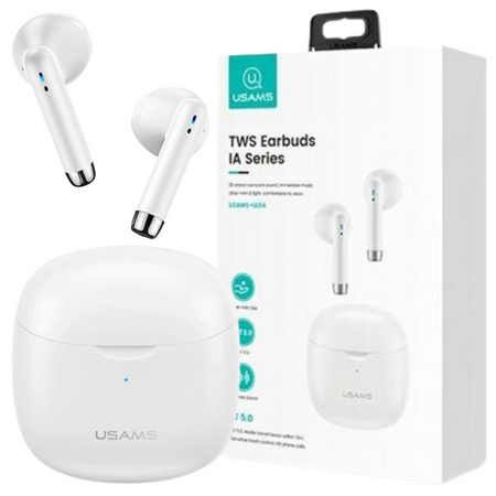 USAMS BEZPRZEWODOWE SŁUCHAWKI BLUETOOTH DO TELEFONÓW ANDROID IPHONE WYGODNE