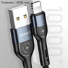 USAMS KABEL PLECIONY DO LIGHTNING 1,2M DO IPHONE IPAD 2A LED SZYBKIE