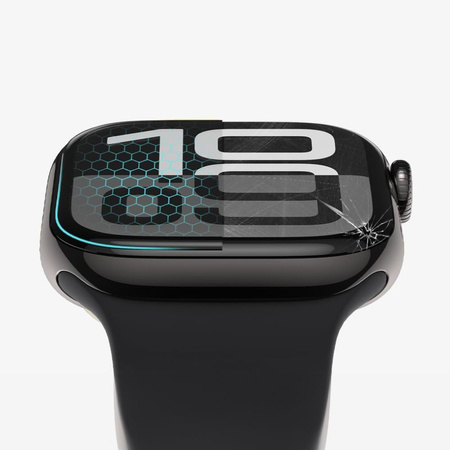 HOFI SZKŁO HYBRYDOWE OCHRONNE 2-PACK DO APPLE WATCH 10 46 MM WYSOKA OCHRONA