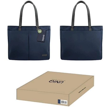 Torba UNIQ Hava na laptopa 16'' RPET - niebieska