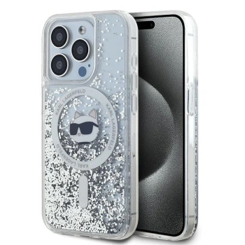 KARL LAGERFELD ETUI HARDCASE DO IPHONE 13 PRO MAX LIQUID GLITTER DO MAGSAFE