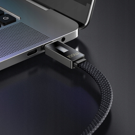 MCDODO KABEL USB-C SZYBKIE ŁADOWANIE DO SAMSUNG APPLE USB TYP C 100W 1M LED