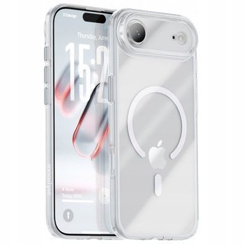 INNOSTYLE ETUI MAGNETYCZNE CASE WZMOCNIONE DO MAGSAFE IPHONE 17 AIR SREBNE