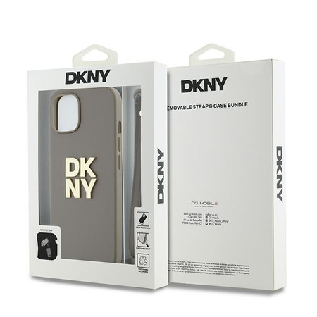 DKNY ETUI HARDCASE DO IPHONE 15 14 13 Z WELU STRAPEM LOGO WYSOKIEJ JAKOŚCI