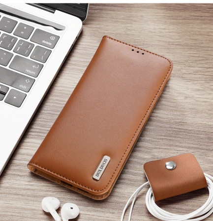 DUX DUCIS POKROWIEC HIVO DO SAMSUNG GALAXY S25 EDGE Z KLAPKĄ I OCHRONĄ RFID