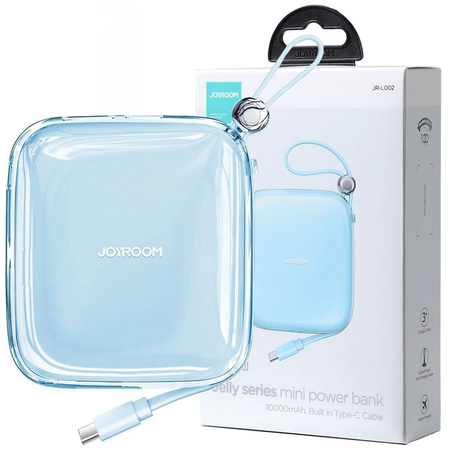 Powerbank Joyroom JR-L004 10000mAh USB-C USB-A - niebieski