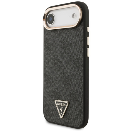 Etui Guess 4G Triangle Logo MagSafe do   iPhone Air czarny złoty