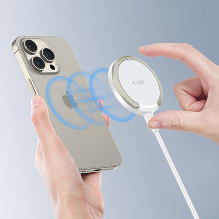 TECH-PROTECT QI15W-A33 ŁADOWARKA MAGNETYCZNA DO MAGSAFE IPHONE 13 14 15 15W