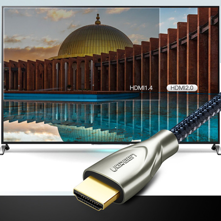 Ugreen kabel przewód HDMI 2.0 4K 60Hz 1m szary (HD131)