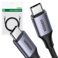 Ugreen kabel przewód USB Typ C - USB Typ C Power Delivery 240W 5A 2m szary (90440 US535)