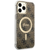 Etui Guess GUHMP13XH4STW na iPhone 13 Pro Max 6.7" - brązowe 4G MagSafe