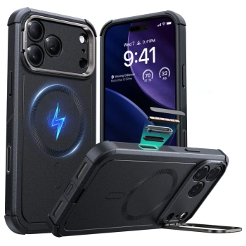 ESR ETUI CYBER KICKSTAND MAGSAFE DO IPHONE 17 PRO STAND I WZMOCNIONA