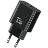 USAMS ŁADOWARKA SIECIOWA CC317 T65 33W DO TELEFONÓW USB-C USB-A FAST