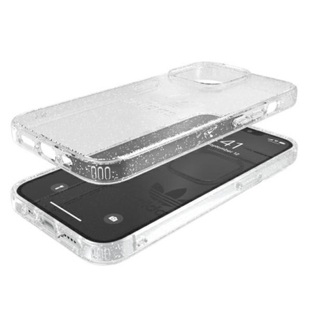 Etui Adidas OR Protective na iPhone 13 Pro / 13 Clear Case Glitter - przezroczyste 47120