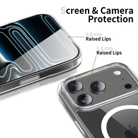 TECH-PROTECT FLEXAIR HYBRID CC MAGSAFE IPHONE 17 PRO MAX CLEAR