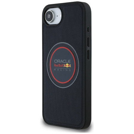 Etui Red Bull Meshed Logo and Red Ring   MagSafe do iPhone 16e granatowy