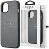 Guess GUHCP13SPSASBGR iPhone 13 mini 5,4" szary/grey Saffiano Strap