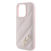 KARL LAGERFELD ETUI HARDCASE DO IPHONE 15 PRO 6.1 Z DIAGONAL QUILTED SCRIPT