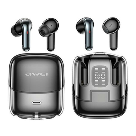 AWEI SŁUCHAWKI DO TELEFONÓW IPHONE ANDROID BLUETOOTH 5.3 Z DOŁĄCZONĄ STACJĄ