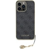 Etui Guess 4G Charms Collection do iPhone 15 Pro Max - szare