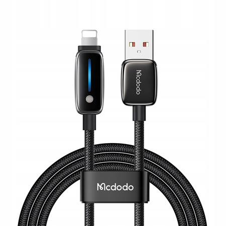 MCDODO ŁADOWARKA KABEL USB-A SZYBKIE ŁADOWANIE DO IPHONE LIGHTNING 1M 12W