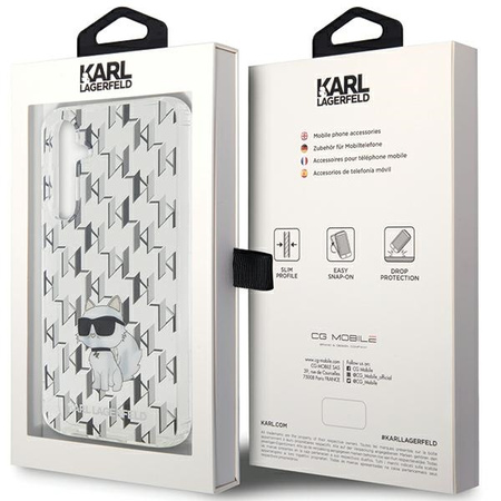 KARL LAGERFELD POKROWIEC HARDCASE DO SAMSUNG GALAXY S23 MONOGRAM CHOUPETTE