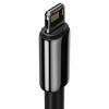 Baseus Tungsten kabel USB - Lightning 2,4 A 1 m czarny (CALWJ-01)