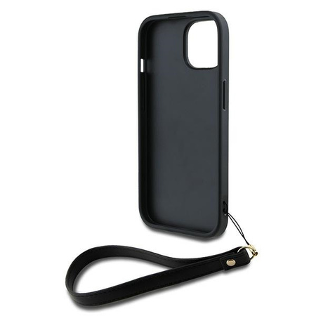 DKNY ETUI HARDCASE DO IPHONE 15 PLUS 6.7 Z PASKIEM NA NADGARSTEK I LOGO