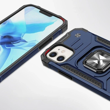 WOZINSKY POKROWIEC RING ARMOR DO IPHONE 14 Z MAGNETYCZNYM UCHWYTEM PANCERNY
