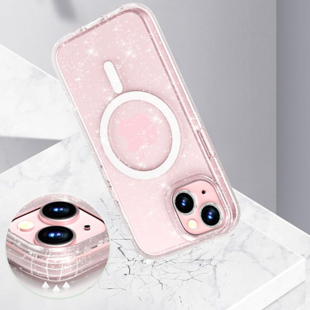TECH-PROTECT ETUI FLEXAIR DO IPHONE 15 Z DO MAGSAFE PRZEZROCZYSTE OCHRONNE