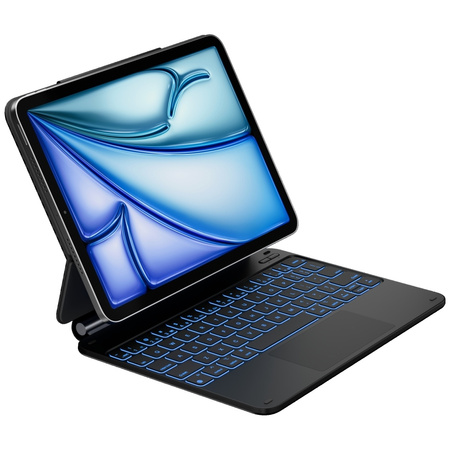 Etui Typecase Edge z klawiaturą do iPad  Air 11" 2024/2025 włókno węglowe