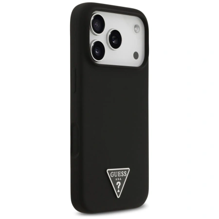 GUESS ETUI CASE SILIKONOWE DO IPHONE 17 PRO MAX LOGO MAGSAFE