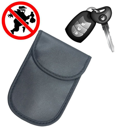 HURTEL ETUI DO KLUCZY FARADAY BOX ANTYKRADZIEŻOWE NA SAMOCHÓD 14 CM X 10 CM
