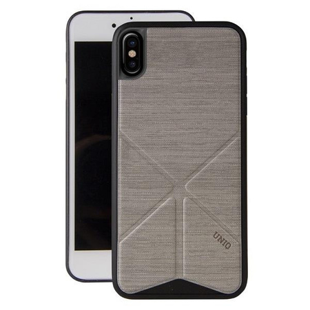Etui Uniq Transforma Ligne na iPhone X / Xs - szare